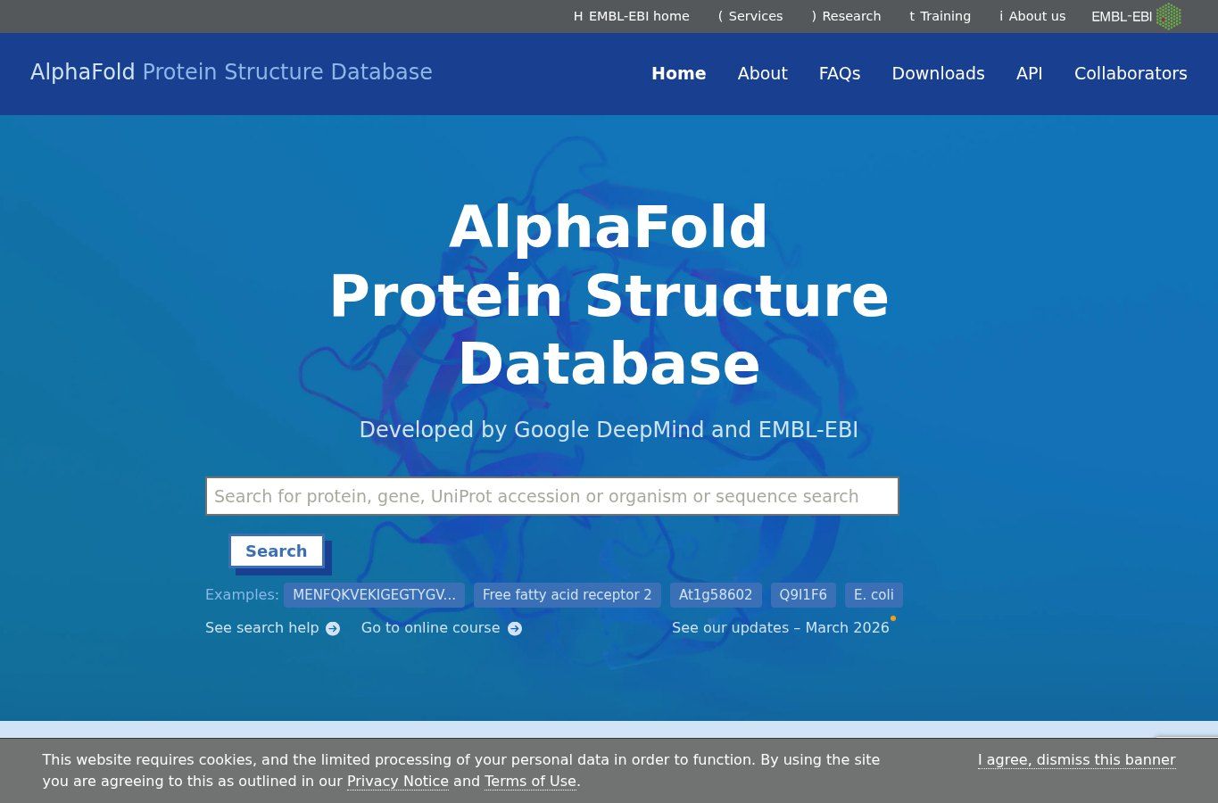 AlphaFold (via ColabFold) 界面截图