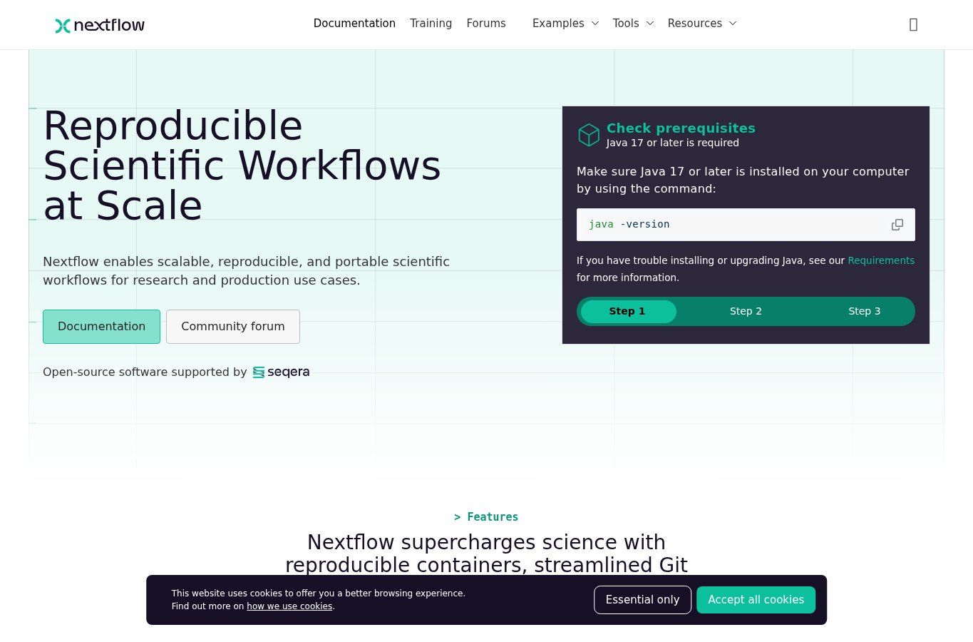 Nextflow screenshot