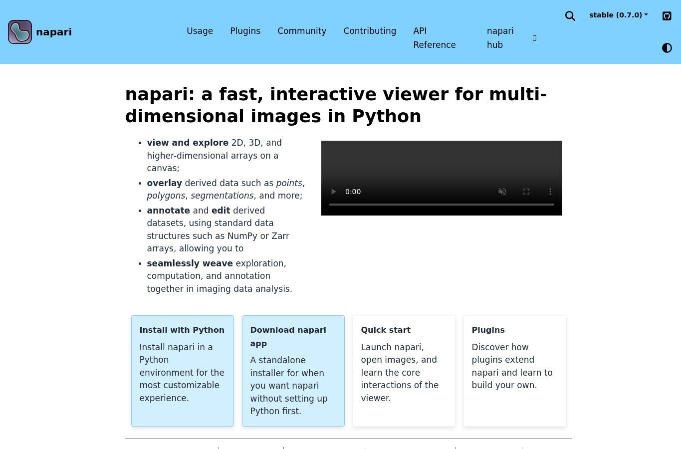napari screenshot