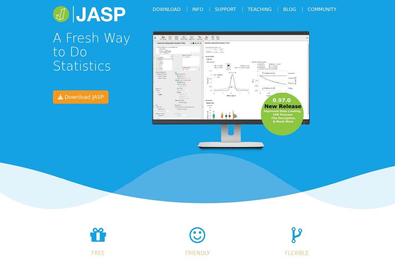 JASP 界面截图