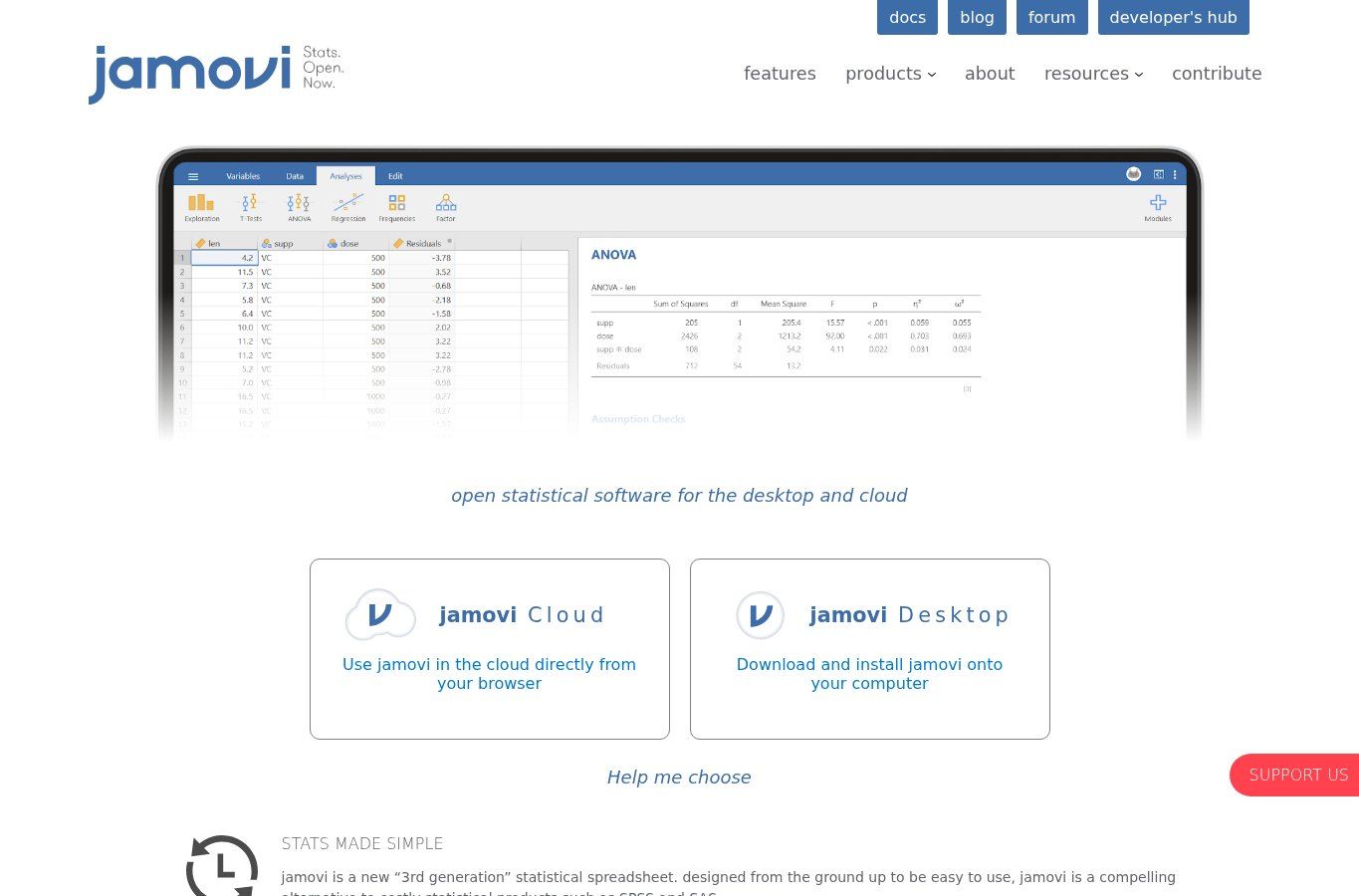 jamovi screenshot