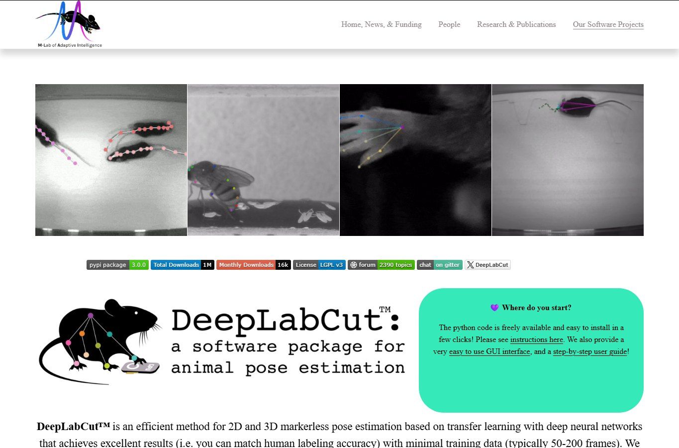 DeepLabCut screenshot