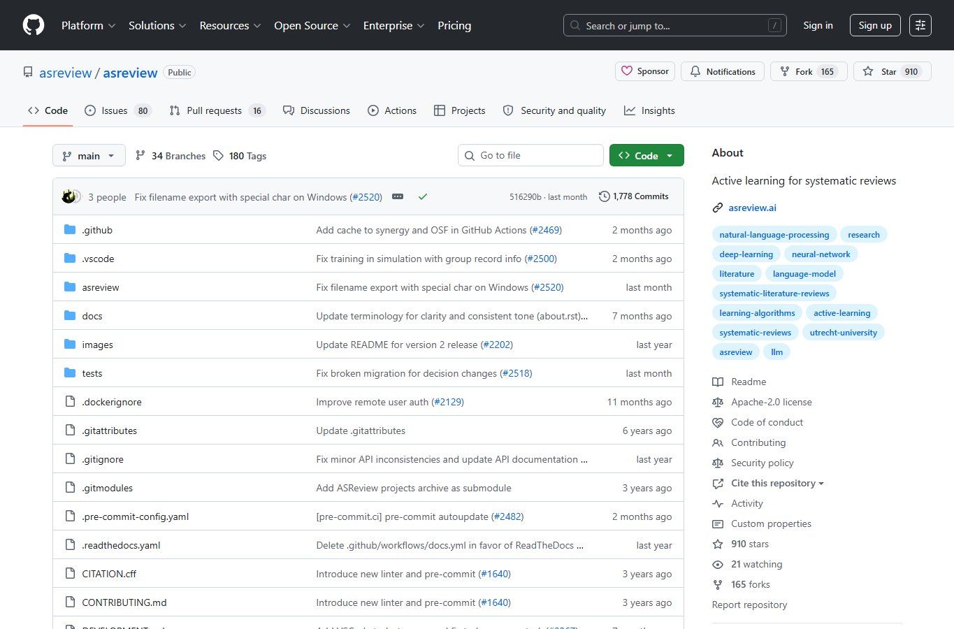 ASReview LAB screenshot