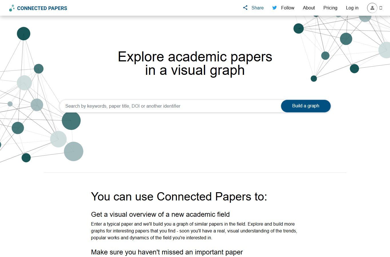 Connected Papers 界面截图