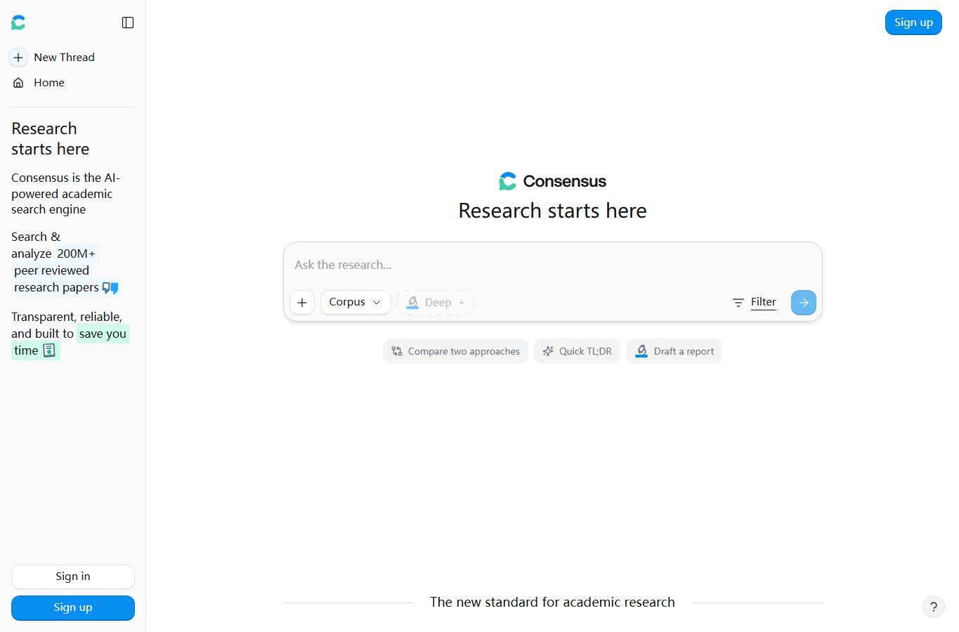 Consensus.app screenshot