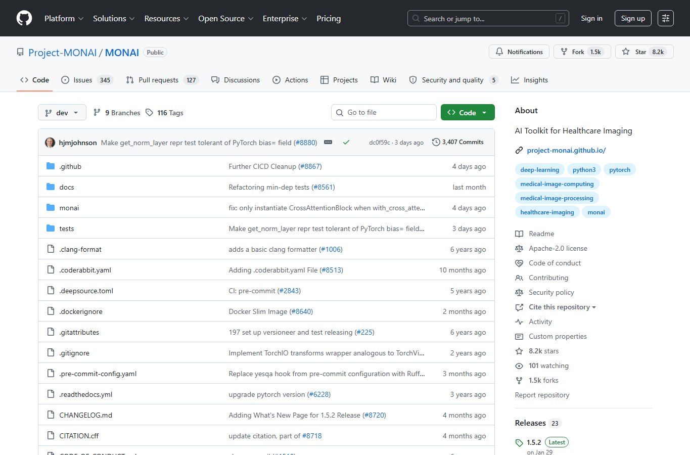 MONAI screenshot