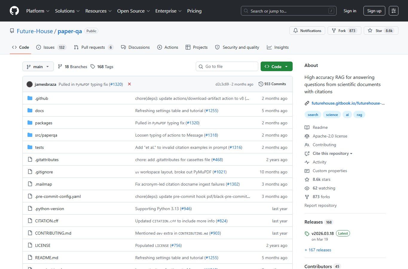 paper-qa screenshot