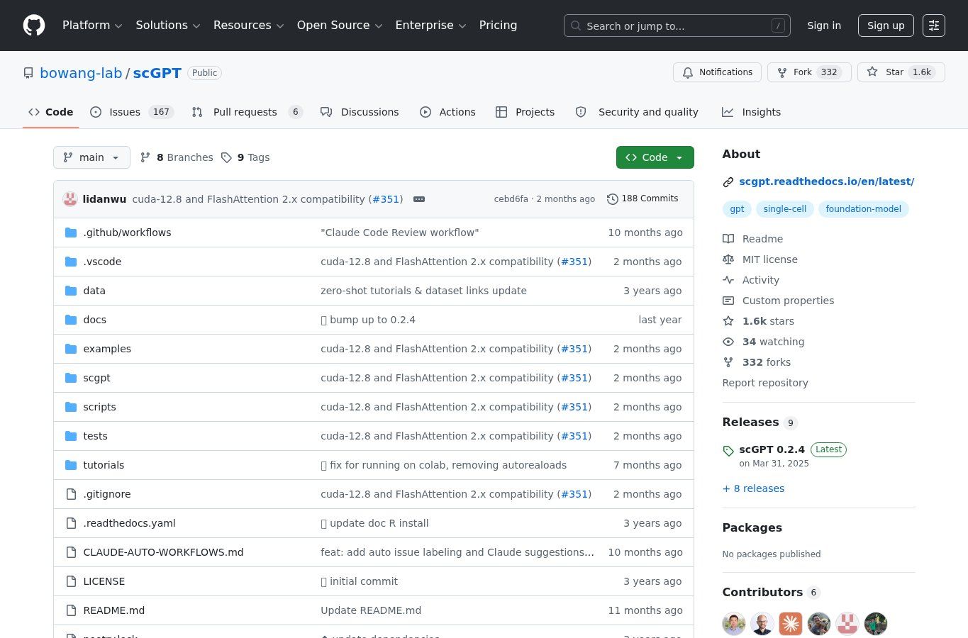 scGPT screenshot