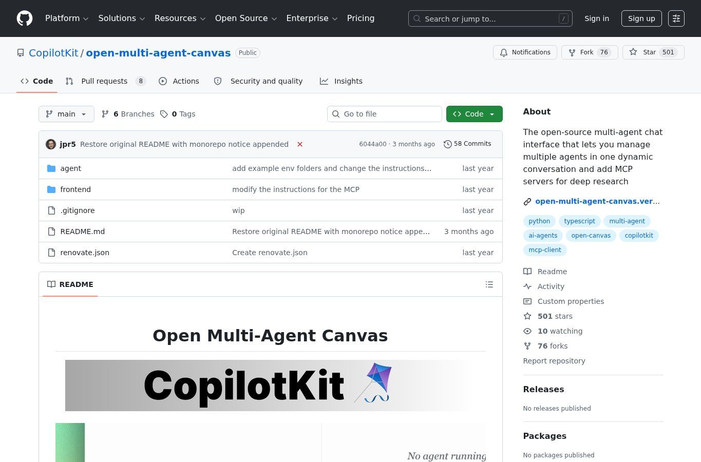 open-multi-agent-canvas screenshot