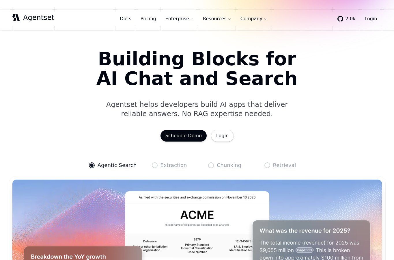 AgentSet screenshot