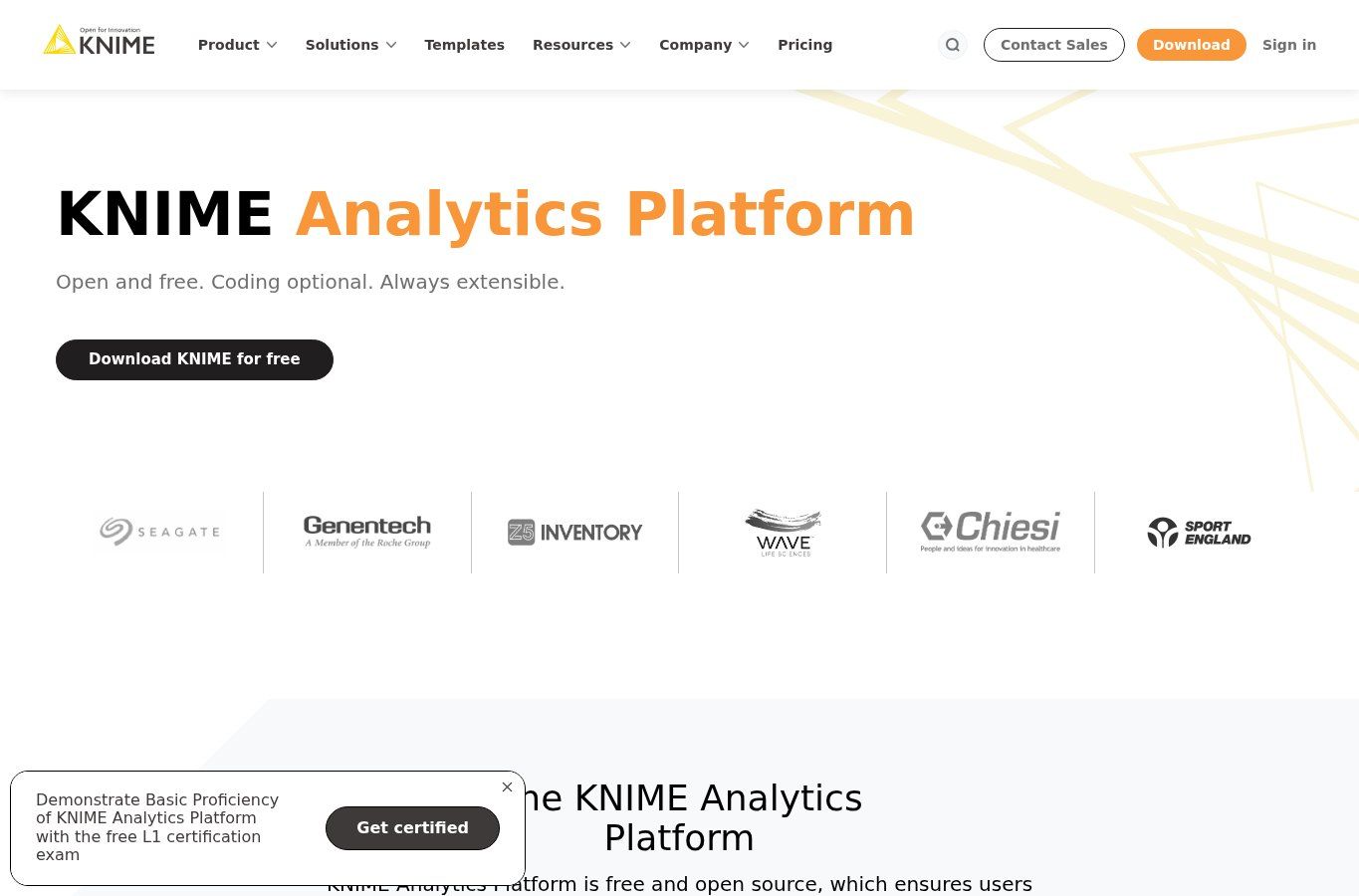 KNIME Analytics Platform screenshot